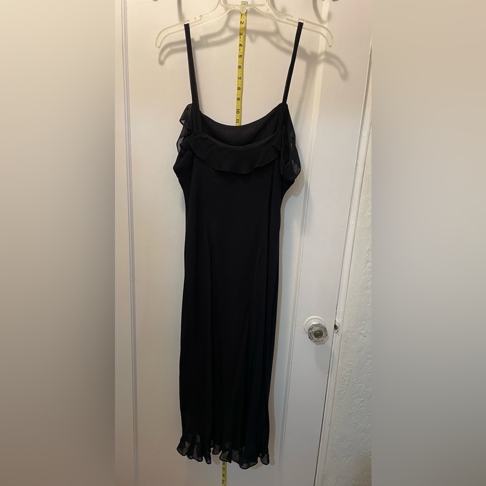 Strappy crepe cocktail dress- vintage